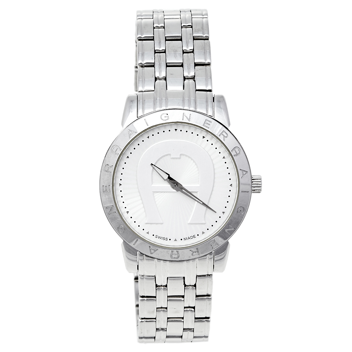 Aigner Silver Stainless Steel Cortina A26300 Womens Wristwatch 36 Mm